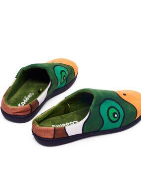 Coddies Duck Slippers – Novelty Plush Slip-On Shoes – NWT – Size Large